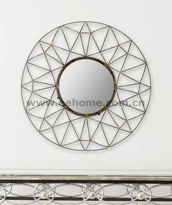 8530 Metal decorative wall mirrors for Hosipitality